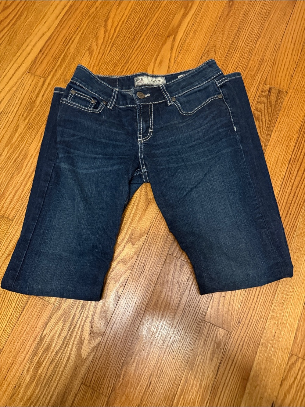 BKE Culture Dark Blue Cropped Women's Denim Jeans 29L
